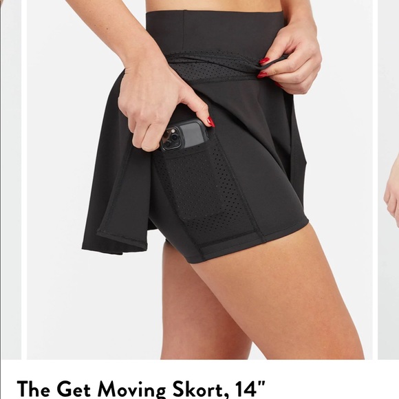 NWT Spanx “The Get Moving Skort” - Picture 2 of 8